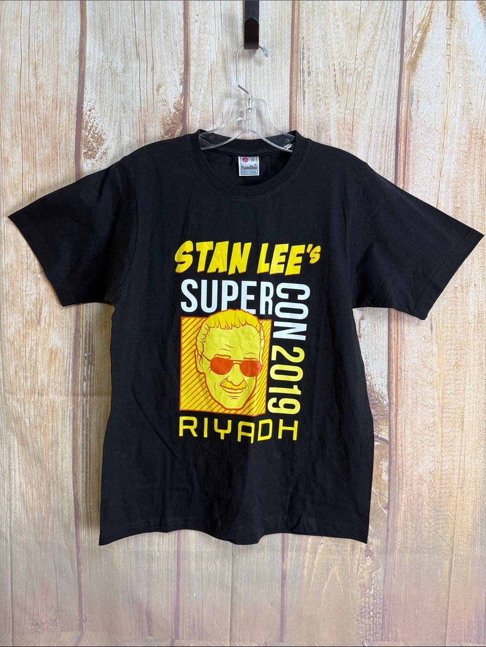 Stan Lee's Super Con 2019 Riyadh Black Graphic Tee sizes S/M Available